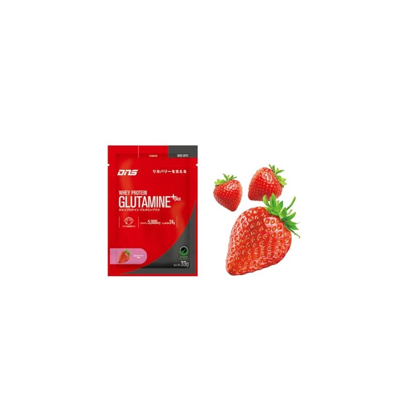 DN D23000360620 Protein, Whey Protein, Glutamine Plus, Strawberry Flavor, 1.2