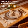 Swiscena 32 Pcs Boho Placemats Table Setting Set (6 Sets),Hand-Woven