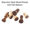 Hey! Play! Inlaid Walnut-Style Magnetized Wood Chess Set with Staunton