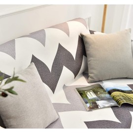 KKRDSK Sofa Cover, Multi Cover, 2 Seats, 3 Seats, Armpit, Nordic Style, Couch Bed Cover, Tablecloth, Large, Washable, Polyester, All Seasons (Gray,130*180cm)