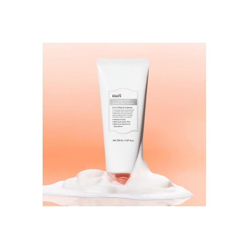 [Glowing Face Wash] Klairs Freshly Juiced Vitamin Pack Cleanser 150
