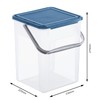 Rotho Basic Storage Box 9 L with Lid and Handle,