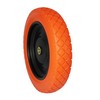 3.25/3.00-8 Wheelbarrow Tire Flat Free with 3/4 & 5/8 Bearings,