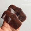 Pocket Comb Sandalwood Super Narrow Dent Wood Combs Static Lice