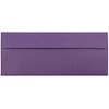 JAM PAPER #10 Business Premium Envelopes - 4 1/8 x 9 1/2 - Dark Purple - 100/Pack