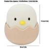 Night Light Eggshell Chicken 3 Dimensional Cute Silicone Household Bedside