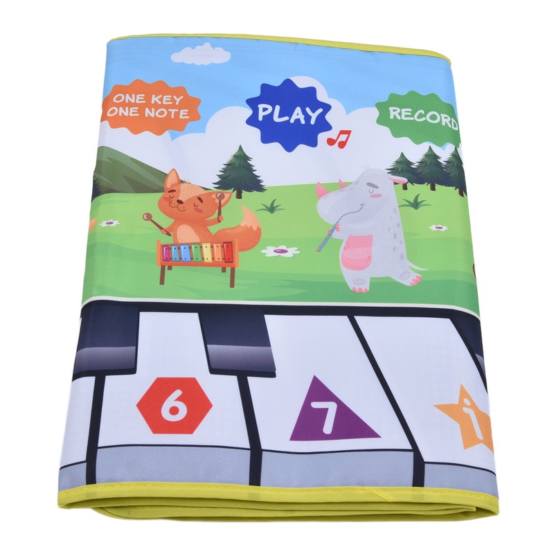 Children's Music Mat Interesting Prevent Slipping Stable Foldable Keyboard Dance