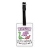 Gift Base Beware Crazy Dinosaur Lady Visual Luggage Tag with
