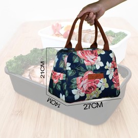 LUNALING Lunch Pack.Insulated Cooler Bags for Camping/Work/School.A Small Lunch Bag for Women/Students.