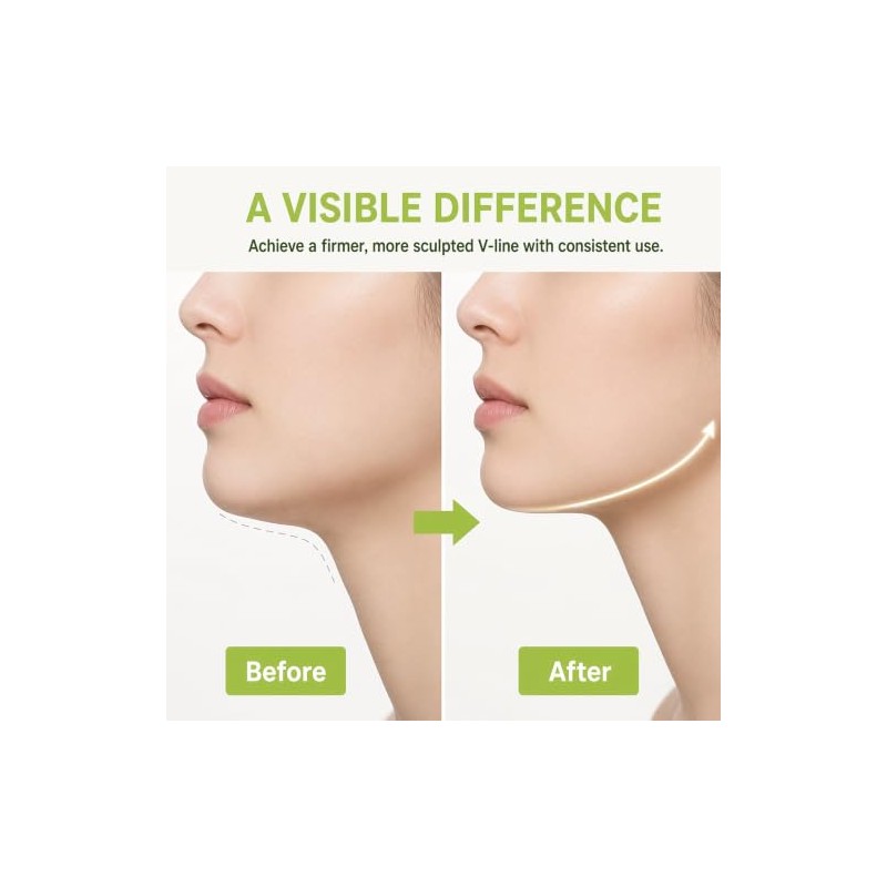 V-Line Lifting Collagen Mask Set for Double Chin Reduction