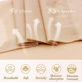 Soleeya 10 Pairs Pop Socks Women Ankle Tights with Anti-Slip Cotton Sole, Nude Socks Ankle Thin Nylon Sheer Socks for Women Girls UK 4-6