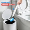 2 Pack Disposable Toilet Brush with 54 Refills, Toilet Bowl