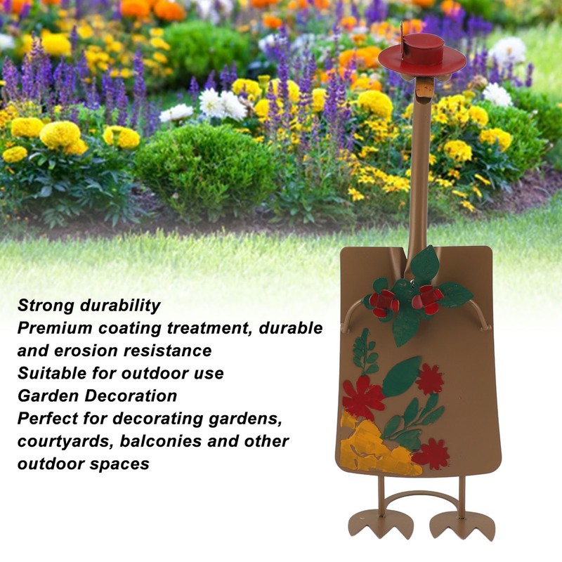 Couple Duck Shovels Ornaments Iron Art Exquisite Hand Painted Fun