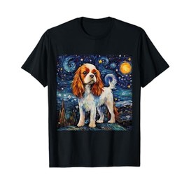 Cavalier King Charles Spaniel Starry Night T-Shirt