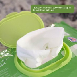 McKesson Flushable* Wet Wipes XL - Aloe & Vitamin E Formula, Gentle on Skin, Plant-Based Adult Cleansing Wipes - Unscented, 96 Wet Wipes per Pack, 288 Wipes, 3 Packs