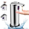 Unbranded Touch-Free Rechargeable Soap Pump Dispenser Auto Handfree Sensor Stainless