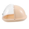 Healvian Countertop Makeup Sponge Holder Cute Rabbit Design Storage Case