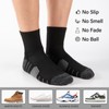 Heatuff Men's Athletic Ankle Socks Cushioned Quarter Running Mini Crew