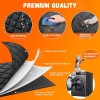 Dog Seat Cover for Car Back Seat Zipper Mesh Window
