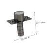 VILLFUL Invisible Door Stop Hidden Door Stopper Sturdy Stainless Steel
