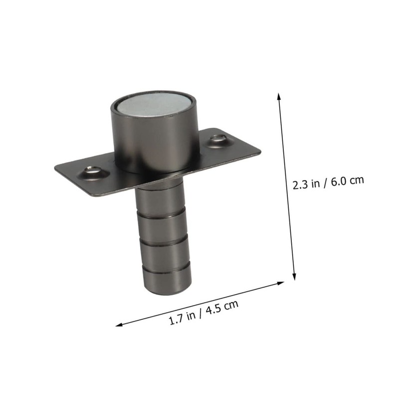 VILLFUL Invisible Door Stop Hidden Door Stopper Sturdy Stainless Steel
