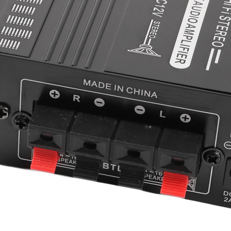 Car Audio Power Amplifier Dual Channel Circuit Guard Stereo Mini