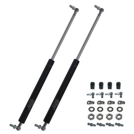 Gas Spring Prop Struts Shock Lift Supports 17 Inches 90lb with L Mount for RV Bed Floor Hatch Trap Door TV Cabinet Heavy Duty Box Lid Window (90lb, 17in)