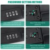 Focenat Portable Safe, Security Box, Mini Safe with Combination Lock,