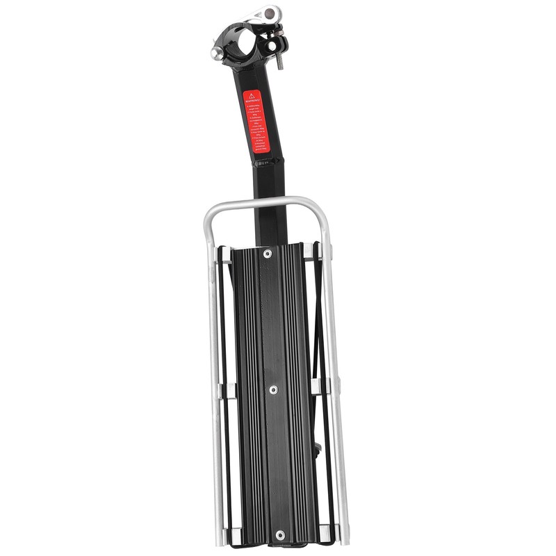 Bike Rear Rack Aluminum Alloy Detachable Manned Bicycle Cargo Rack