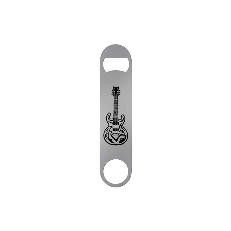 'Electric Guitar' Bar Blade Bottle Opener (BR00016179)