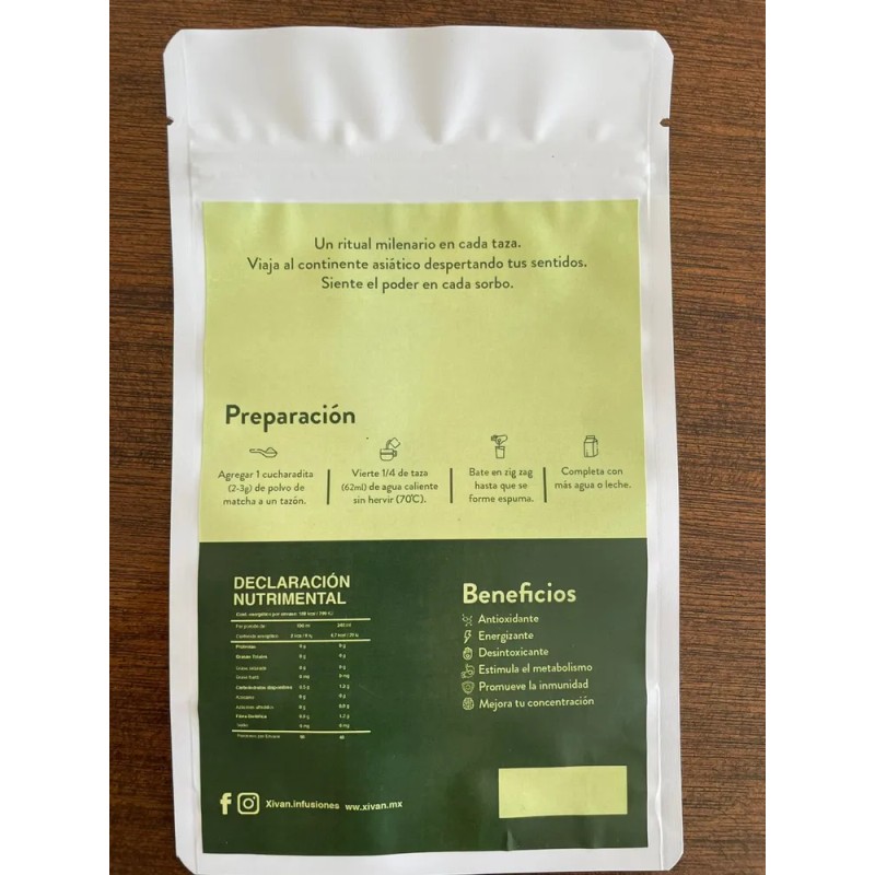 Matcha Premium Puro Xivan 100gr