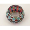 Home Decor Candle Holder Mosaic Bowls Home Made Stained Glass