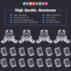 Glarks 230Pcs 2020 Series Aluminum Profile Connector Set Include 22Pcs