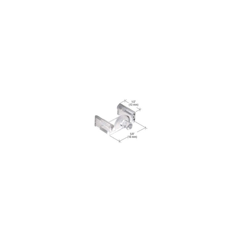 CRL L5839 Clear 5/8" x 1/2" Window Grid Retainers -