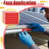 Trandraft 250 Pcs Caution Solar Circuit Stickers - Pv Safety