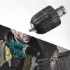 Mesee 0.8-10mm Keyless Drill Chuck Adapter Mount 3/8-24UNF Quick Release