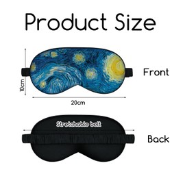 JDNFKG 2 Stücke Schlaf -Augenmaske, Blackout -Augenmaske, Kreative Gedruckte Augenmaske, Komfortabel Und Weich, Geeignet Für Die Mittagspause Und Reise.