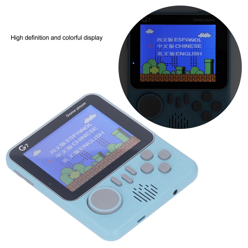 G7 Handheld Game Console Single Player Lightweight Gaming Device with