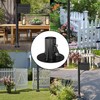 CHICAURA 2 Pack 1-7/8" Chain Link Fence Post Base, Heavy