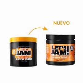 Hair Gel by SoftSheen-Carson Dark and Lovely Let's Jam, Shining and Conditioning Gel, Extra Hold, For all Hair Types, Styling Gel Also Great for Braid