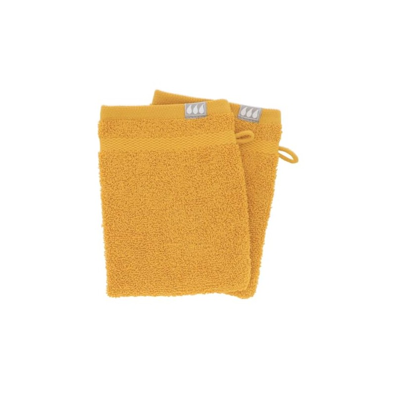 Tendance Set aus 2 waschhandschuhen 15x21 cm 100% Baumwolle -