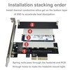 Bejavr M.2 NVME to PCIe 3.0/4.0 x4 Adapter, NVME/AHCI SSD