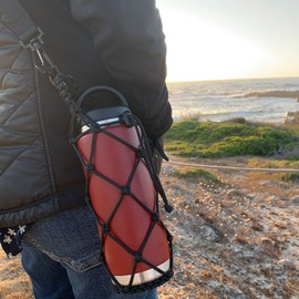 Gearproz Water Bottle Carrier for YETI Rambler 26 oz - A Water Bottle Holder for Walking and Hiking - Military Grade Paracord Sling Protects Bottles from Dings and Dents