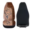 Talayituse Horse Leather Print Car Seat Cover for Front Seat