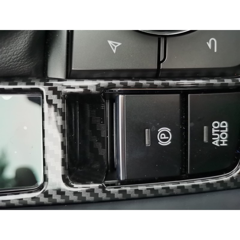 Kadore Interior Gear Shift Panel Frame Cover Trim for 2019-2022