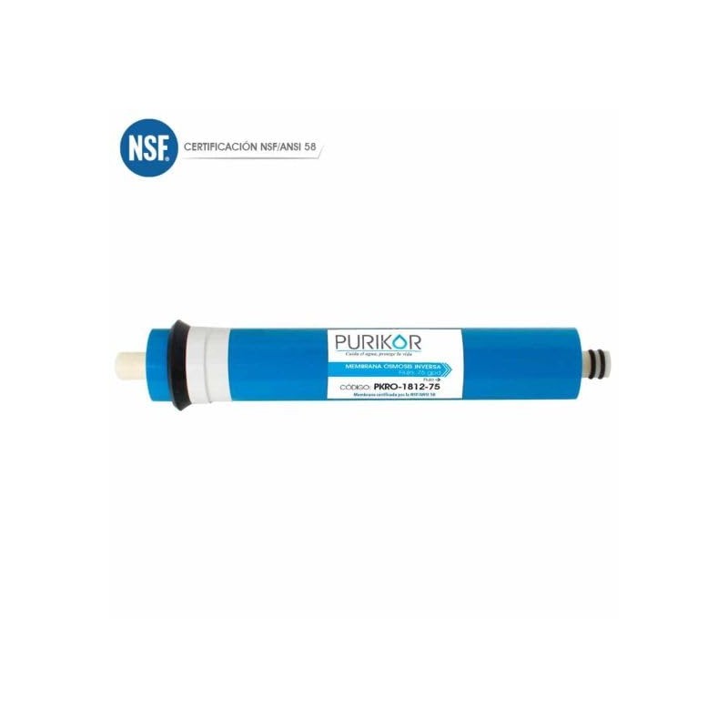 Membrana para sistemas de osmosis inversa. Residencial y comercial ligero