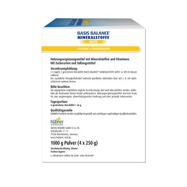 Hübner Basic Balance Minerals Active | Optimal Combination of Micronutrients | Contributes to Quick Regeneration After Sport | Vegan