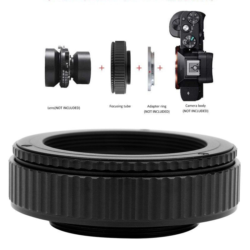 NEWYI M42‑M39 17‑31mm Camera Adjustable Focusing Helicoid Adapter Macro Extension