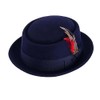 CASUALKING Mens Hats Trilby Hat Pork Pie Hats for Men