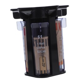 Operitacx Coin Storage Holders Plastic Coin Organizer Desktop Organizer Coin Bucket Coin Sorters Bucket Coins Organiser